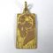 Colgante de medalla con el signo del zodiaco Ares de Capricornio francés en oro amarillo de 18 k, años 60, Imagen 12