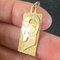 Colgante de medalla con el signo del zodiaco Ares de Capricornio francés en oro amarillo de 18 k, años 60, Imagen 6