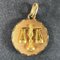 Französischer Vintage Waage Sternzeichen Sternzeichen 18 Karat Gelbgold Anhänger, 1960er 2