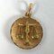 Französischer Vintage Waage Sternzeichen Sternzeichen 18 Karat Gelbgold Anhänger, 1960er 11