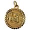 Großer Französischer Perroud Ares Sternzeichen Anhänger aus 18 Karat Gelbgold, 1930er 1