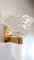 Mid-Century Moderne Wandlampe aus Muranoglas, 1980er 4