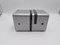 Silver Cube Model TS505 Radio by Marco Zanuso and Richard Sapper for Brionvega, 1990s, Image 3