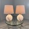 Large Glass Table Lamps from Peill & Putzler, 1970s, Set of 2, Image 2