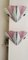 Art Deco Style Murano Glass Wall Lamps, 1970s, Set of 2, Image 1