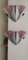 Art Deco Style Murano Glass Wall Lamps, 1970s, Set of 2, Image 2