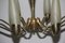 Lámpara de araña italiana, años 50, Imagen 11