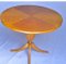 Biedermeier Swedish Round Table Tiger Stripe in Golden Birch Honey, 1890s 3