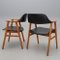 Schwarze Mid-Century Esszimmerstühle von Carl-Ewert Ekström, 1960er, 10 . Set 3
