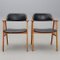 Schwarze Mid-Century Esszimmerstühle von Carl-Ewert Ekström, 1960er, 10 . Set 2