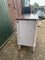 Gustavian Swedish White Grey Painted Marble Top Chest of Drawers, 1890s 3