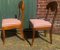 Biedermeier Swedish Dining Chairs in Flame Golden Birch with Honey Colour, 1890s-1910s, Set of 2 3