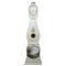 Antique Swedish White Mora Clock with Hand-Painted Roses, 1800s 1