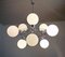 White Opaline Glass Sputnik Chandelier, 1970s, Image 6