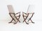 Vintage Armlehnstühle aus Holz & Samt mit hoher Rückenlehne, 2er Set 14