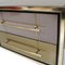 Italienisches Mid-Century Modern Sideboard aus Holz & Farbglas, 1950er 13