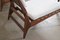 Hunting Chairs with Ottoman by Heinz Heger for Veb Deutsche Werkstätten Hellerau, Germany, 1950s, Set of 4 14