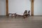 Hunting Chairs with Ottoman by Heinz Heger for Veb Deutsche Werkstätten Hellerau, Germany, 1950s, Set of 4 6