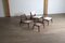Hunting Chairs with Ottoman by Heinz Heger for Veb Deutsche Werkstätten Hellerau, Germany, 1950s, Set of 4 16
