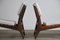 Hunting Chairs with Ottoman by Heinz Heger for Veb Deutsche Werkstätten Hellerau, Germany, 1950s, Set of 4 11