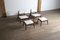 Hunting Chairs with Ottoman by Heinz Heger for Veb Deutsche Werkstätten Hellerau, Germany, 1950s, Set of 4 12