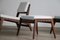 Hunting Chairs with Ottoman by Heinz Heger for Veb Deutsche Werkstätten Hellerau, Germany, 1950s, Set of 4 9