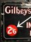 Großes Gilbeys Invalid Port Emaille Werbung Railwayana Pub Garden Bar Schild, 1930er 6