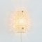 Skandinavische Mid-Century Wandlampe aus Blasenglas & Messing von Carl Fagerlund für Orrefors, Schweden, 1960er 6