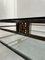 Mesa de centro de hierro, latón y vidrio de Atelier Iron Paris, 1988, Imagen 3