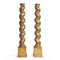 Colonnes Baroque Sculptées et Dorées, Set de 2 1