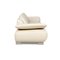 Leather Sofa Set in White Cream from Koinor Volare, Set of 2 11