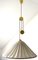 Counterweight Pendant Lamp Jo-Jo Zug Mod. 2505 in Brass & Wild Silk, by Josef Frank for J.T. Kalmar, 1950s 6