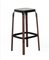 Hoher Stahlholz Hocker in Schwarz von Ronan & Erwan Bouroullec für Magis, 2000 1