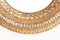 20th Century French Golden Talosel and Glass Convex Mirror 2