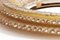 20th Century French Golden Talosel and Glass Convex Mirror 8