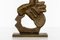 Aristide Patsoglou, Abstract Greek Sculpture Figure with Golden-Brown Patina, 1980s, Bronze 3