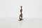 Aristide Patsoglou, Abstract Greek Sculpture Figure with Golden-Brown Patina, 1980s, Bronze 5