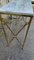 Lionhead Console Table in White Marble and Brass, Image 6