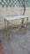 Lionhead Console Table in White Marble and Brass, Image 2