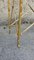 Lionhead Console Table in White Marble and Brass, Image 13