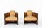 Set of Lounge Chairs in Macassar Ebony, 1930s 1
