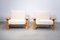 Set of Armchairs in Oak and Lama Wool, 1975 10