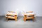 Set of Armchairs in Oak and Lama Wool, 1975 12