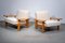 Set of Armchairs in Oak and Lama Wool, 1975 11