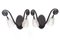 French Wrought Iron Sconces with Molded Glass Shades by Maison Degué, Set of 2 1