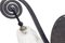French Wrought Iron Sconces with Molded Glass Shades by Maison Degué, Set of 2 9