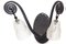 French Wrought Iron Sconces with Molded Glass Shades by Maison Degué, Set of 2 3