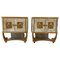 Italian Art Deco Parchment and Maple Twin Sideboards, 1930s, Set of 2, Image 1