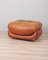Vintage Mod. Sapporo Leather Pouf by Mobil Girgi, 1970s, Image 1