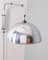 Verstellbare Wandlampe aus verchromtem Metall, 1970er 2